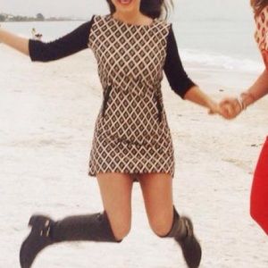 Black and white dress